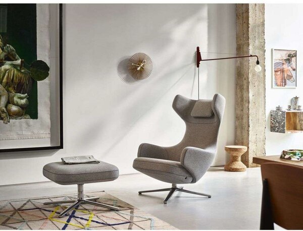 Applique da parete Vitra, dimmerabile, Bianco, Soggiorno, Metallo
