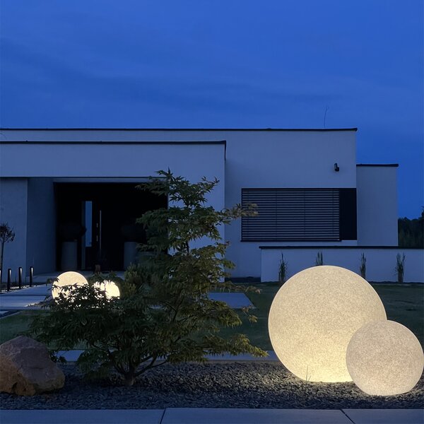 Lampada da esterno moderna grigia 77 cm IP65 - Nura