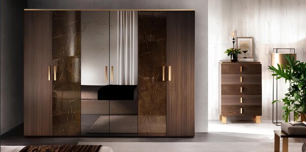 Armadio di design armadi lucidi mobili soggiorno legno nuovo