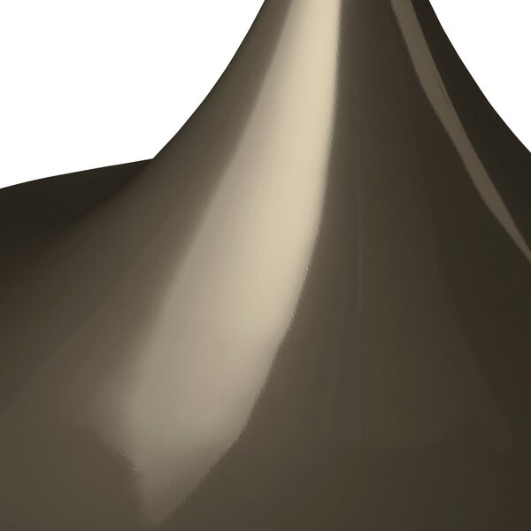 Lampada a sospensione GUBI, Semi, dimmerabile, Marrone / Ruggine, Soggiorno, Metallo, Design