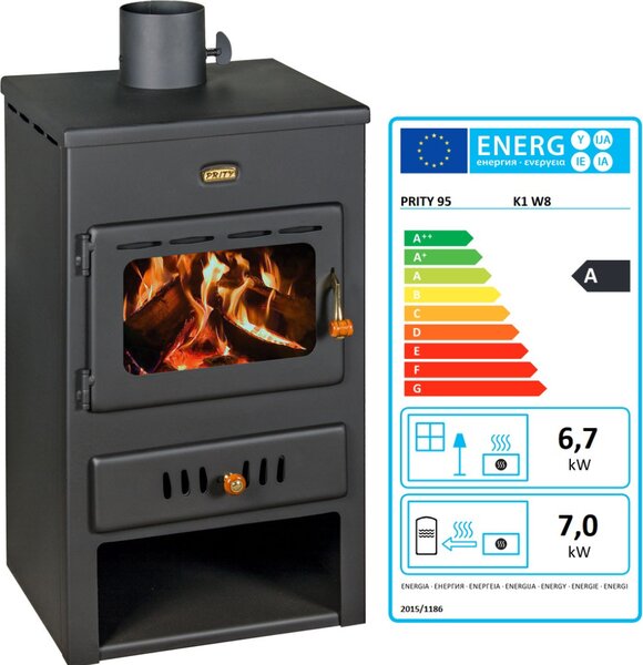 EEK A - Stufa ad acqua Prity K1 W8 - 6,1 + 7 Kw
