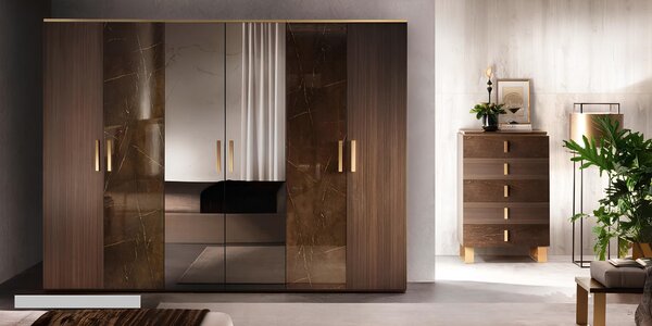 Armadio di design Armadi lucidi Mobili da soggiorno Armadi in legno Nuovo