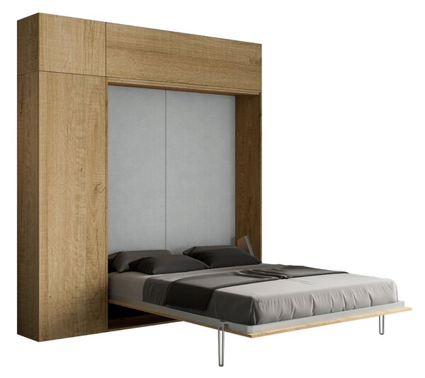 Letto Matrimoniale a Scomparsa Salvaspazio Kentaro H250 cm Marrone