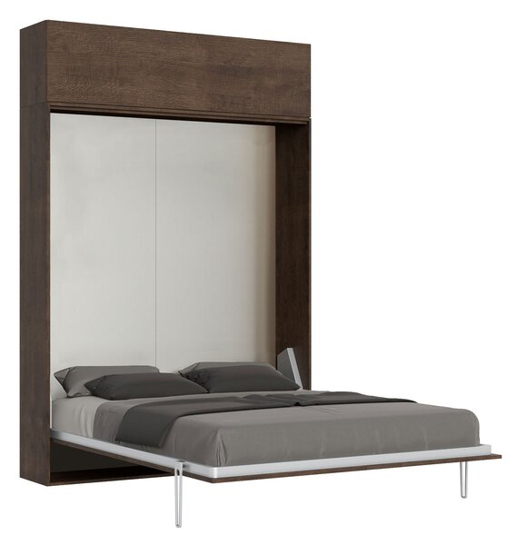 Letto Matrimoniale a Scomparsa Salvaspazio Kentaro H250 cm Marrone