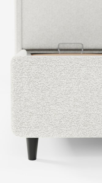 VALKIRIA letto di design con vano contenitore e testiera avvolgente -