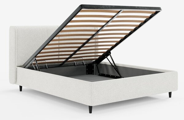 VALKIRIA letto di design con vano contenitore e testiera avvolgente -