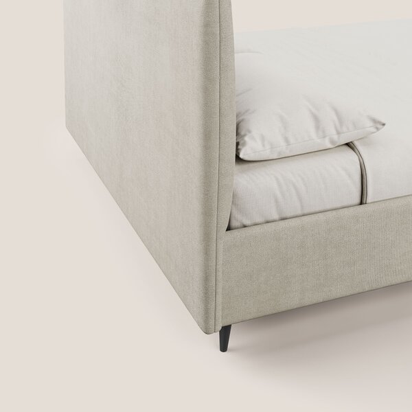 Yvonne letto contenitore in morbido tessuto impermeabile T02 panna