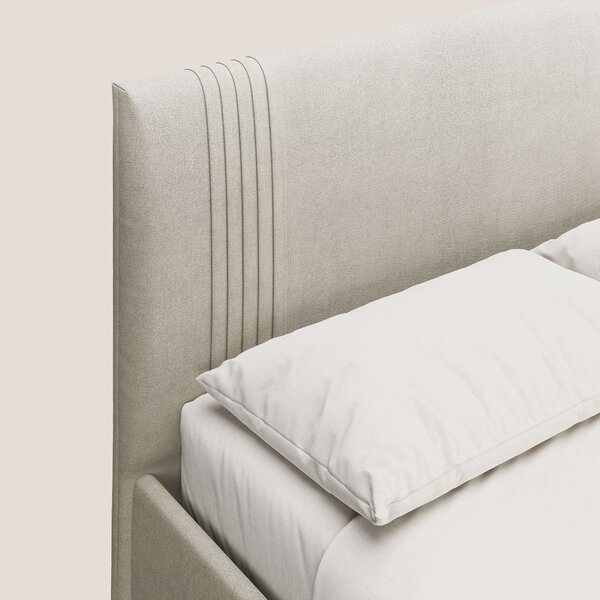 Yvonne letto contenitore in morbido tessuto impermeabile T02 panna