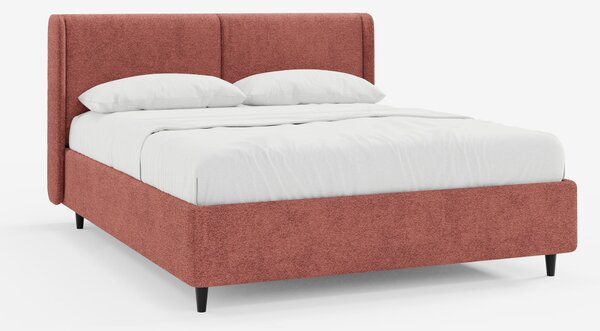VALKIRIA letto di design con vano contenitore e testiera avvolgente -