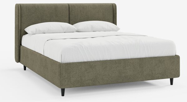 VALKIRIA letto di design con vano contenitore e testiera avvolgente -