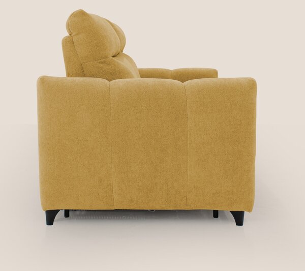 Peonia divano letto scandinavo con materasso H18 cm e morbido e alto s