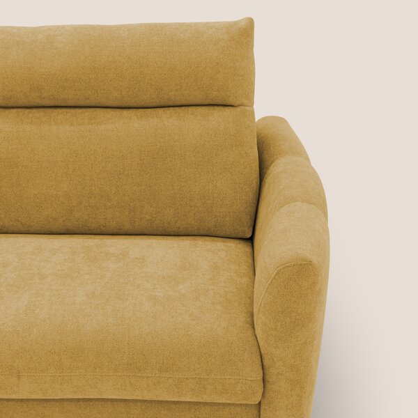Peonia divano letto scandinavo con materasso H18 cm e morbido e alto s
