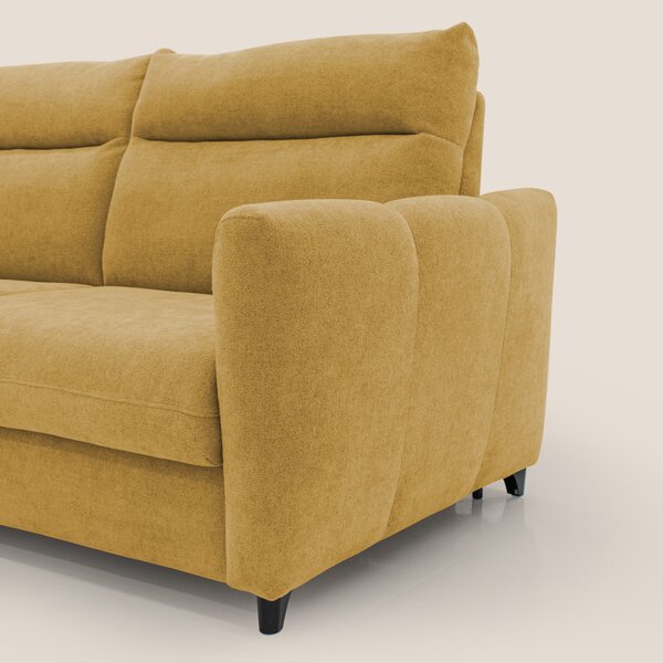Peonia divano letto scandinavo con materasso H18 cm e morbido e alto s