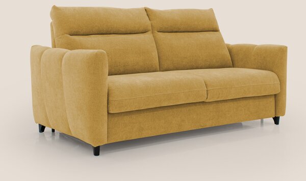 Peonia divano letto scandinavo con materasso H18 cm e morbido e alto s