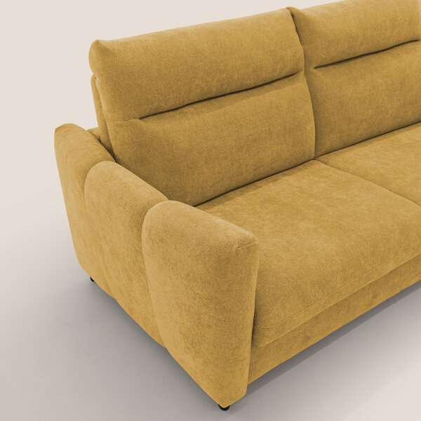 Peonia divano letto scandinavo con materasso H18 cm e morbido e alto s