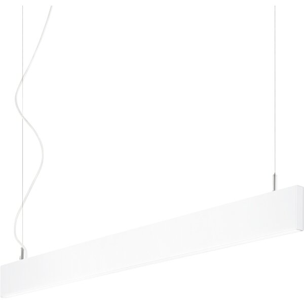 Ideal Lux - Lampadario LED a sospensione con cavo LINUS LED/32W/230V 4000K CRI 90 120 cm bianco