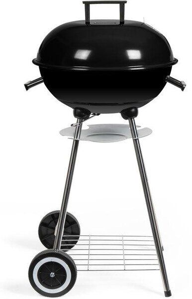 Barbecue a carbonella - DOC172N - Superficie di cottura Ø 41 cm - Griglia in acciaio cromato - Vasca e coperchio in acciaio smaltato
