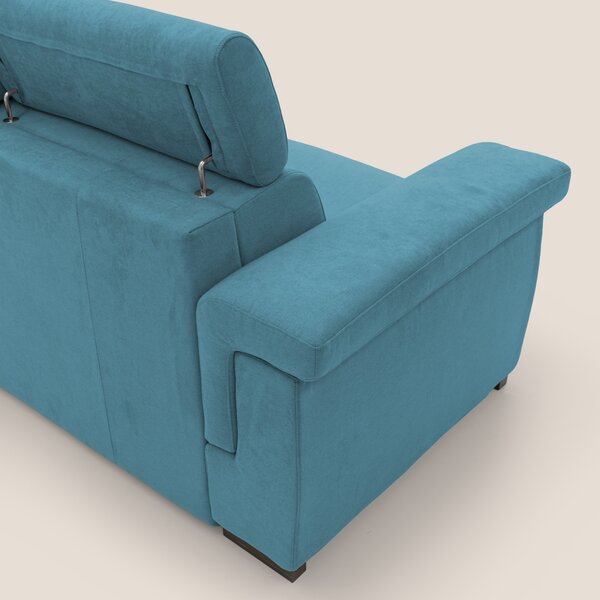 Bjorn divano letto sfoderabile con materasso H18 cm e poggiatesta recl