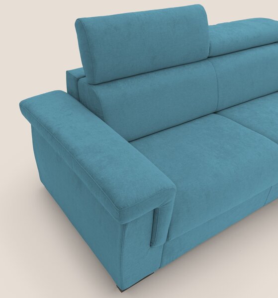 Bjorn divano letto sfoderabile con materasso H18 cm e poggiatesta recl
