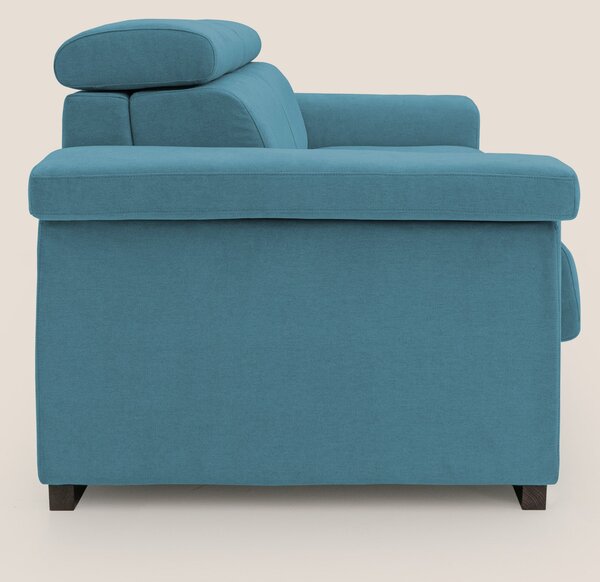 Bjorn divano letto sfoderabile con materasso H18 cm e poggiatesta recl