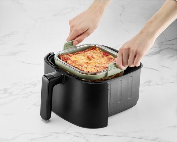 Stampo da forno in vetro 18,5x17,5 cm – Lékué