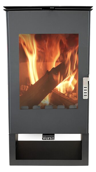 Stufa moderna modello Ina, efficienza energetica A 80,20%, 7,5 kW, 470 x 400 x 943 mm