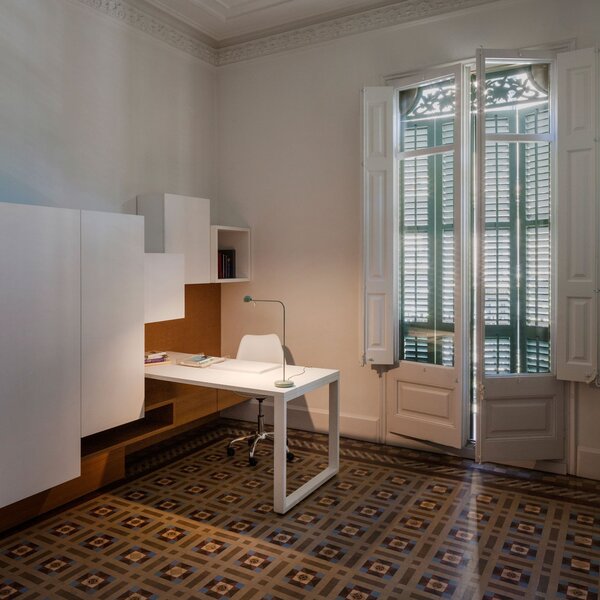 Lampade da tavolo Vibia, Pin, Verde, Studio / Ufficio, Metallo, Moderno