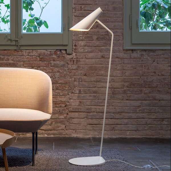 Lampada da terra Vibia, I.Cono, Bianco, Soggiorno, Plastica, Scandinavo