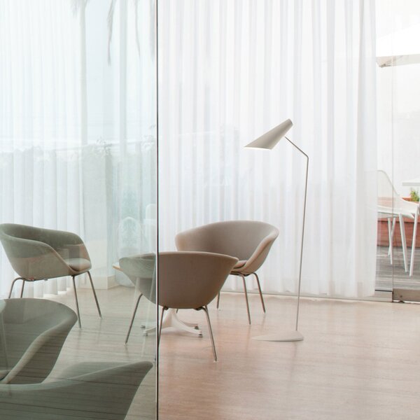 Lampada da terra Vibia, I.Cono, Bianco, Soggiorno, Plastica, Scandinavo