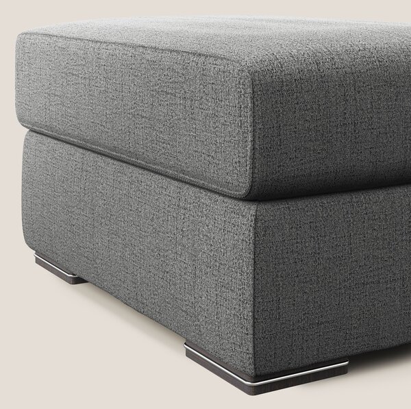 Sun pouf apribile contenitore in tessuto impermeabile fiammato T03 gri