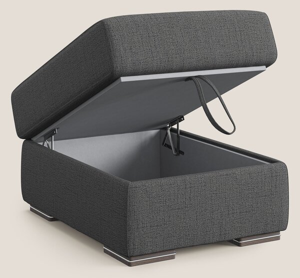 Sun pouf apribile contenitore in tessuto impermeabile fiammato T03 gri