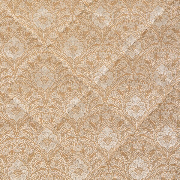 Copriletto Primaverile MATRIMONIALE Danubio BISCOTTO Raso Jacquard Caleffi
