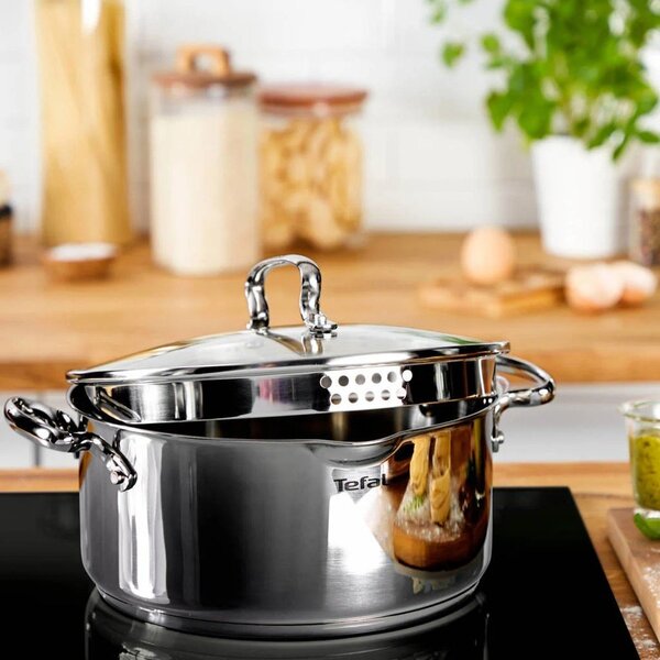 Set di pentole in acciaio inox 10 pezzi Duetto+ - Tefal