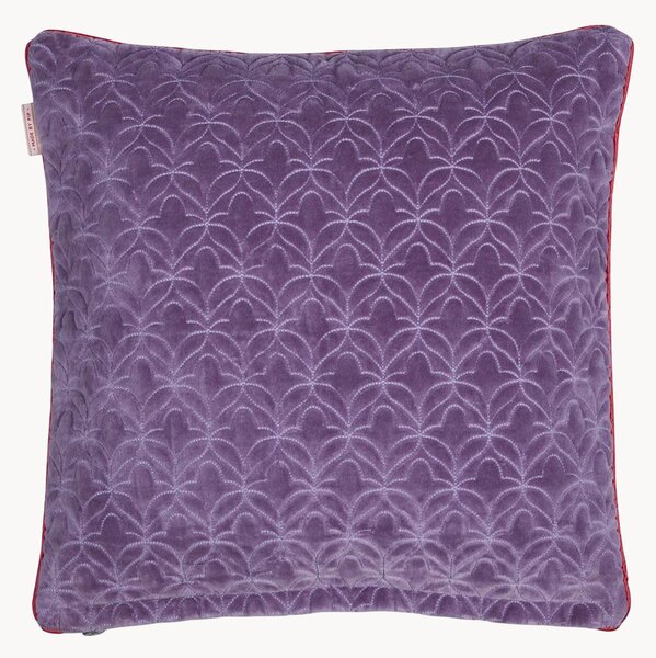 Cuscino reversibile in velluto di cotone Quilty Dreams
