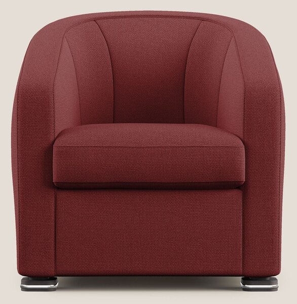 Cloe Poltroncina in tessuto smacchiabile con acqua QuickClean T08 ross