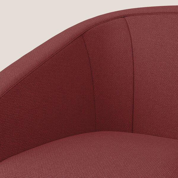 Cloe Poltroncina in tessuto smacchiabile con acqua QuickClean T08 ross