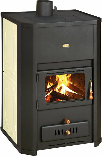Stufa a legna, stufa a legna ad acqua Prity, modello WD W24, potenza 24,3kW