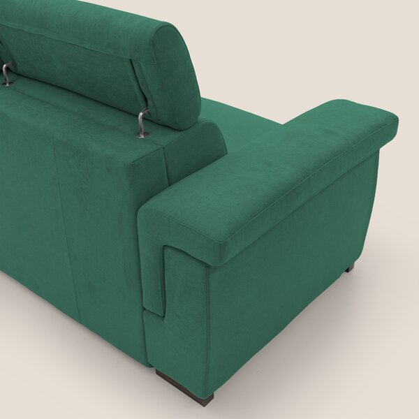 Bjorn divano letto sfoderabile con materasso H18 cm e poggiatesta recl