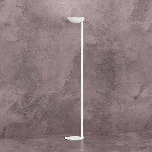 Piantana Contemporanea Mood Metallo E Vetro Bianco 6 Luci Gx53