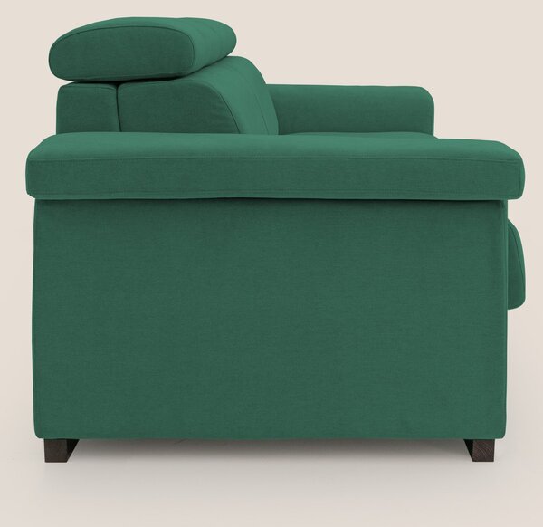 Bjorn divano letto sfoderabile con materasso H18 cm e poggiatesta recl