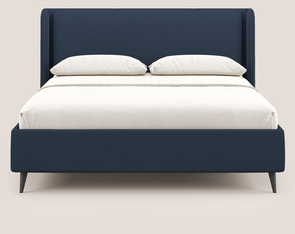 Nadine letto contenitore di design e comfort Italiano in tessuto imper