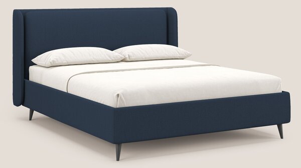 Nadine letto contenitore di design e comfort Italiano in tessuto imper