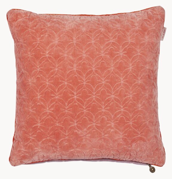 Cuscino reversibile in velluto di cotone Quilty Dreams