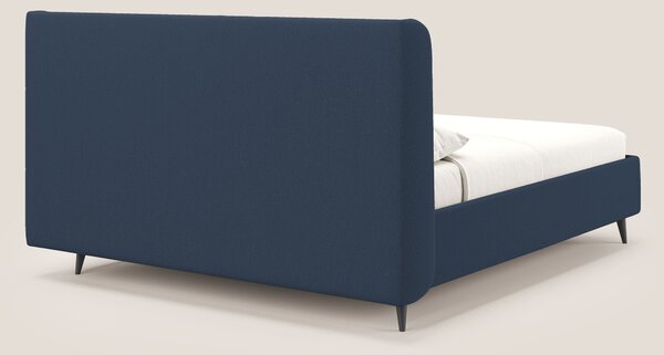 Nadine letto contenitore di design e comfort Italiano in tessuto imper