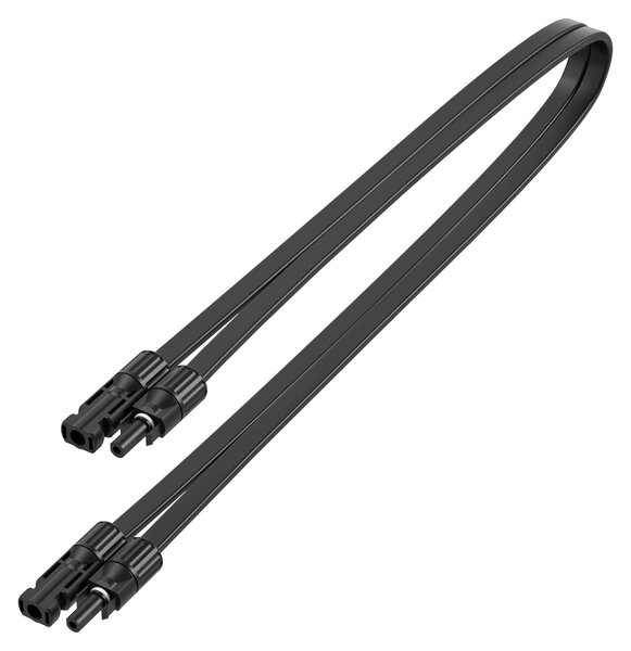 Cavo solare, lunghezza 1 m, tensione nominale 16 V-60 V, corrente massima 20 A, design piatto, conduttore in rame