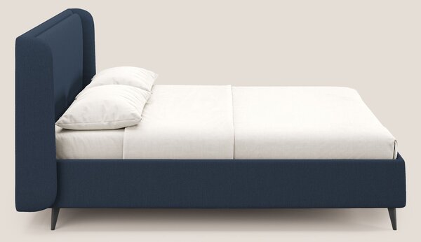 Nadine letto contenitore di design e comfort Italiano in tessuto imper