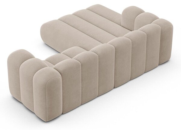 Divano angolare beige ad angolo sinistro Lupine - Micadoni Home