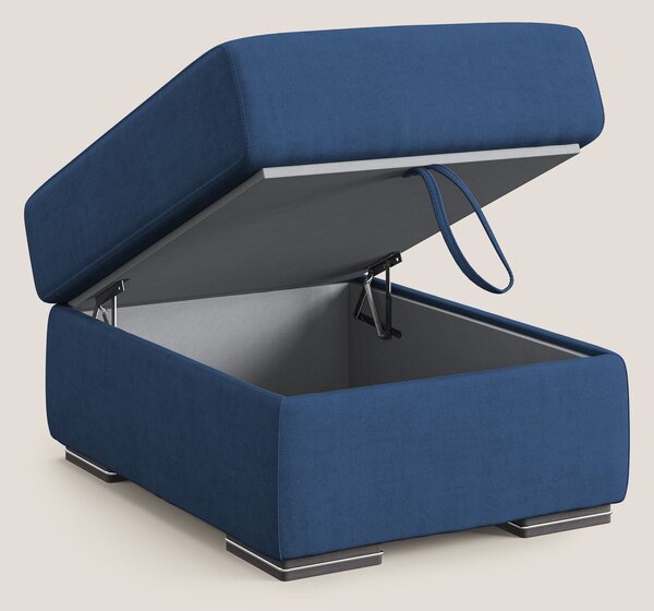 Sun pouf apribile contenitore in tessuto impermeabile T02 blu