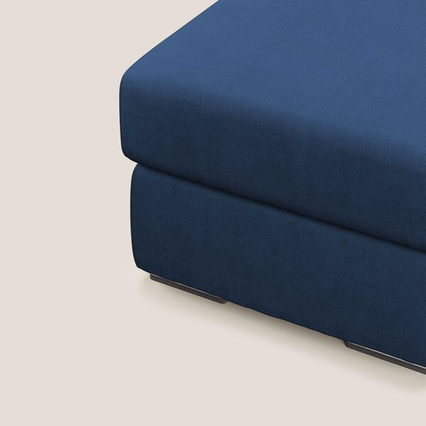Sun pouf apribile contenitore in tessuto impermeabile T02 blu