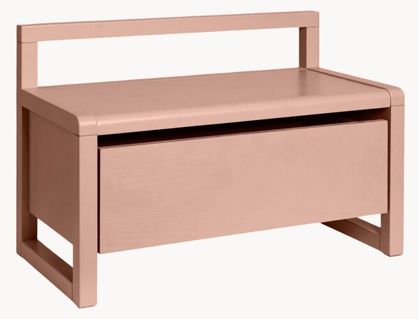 Panca in legno per bambini con contenitore Little Architect